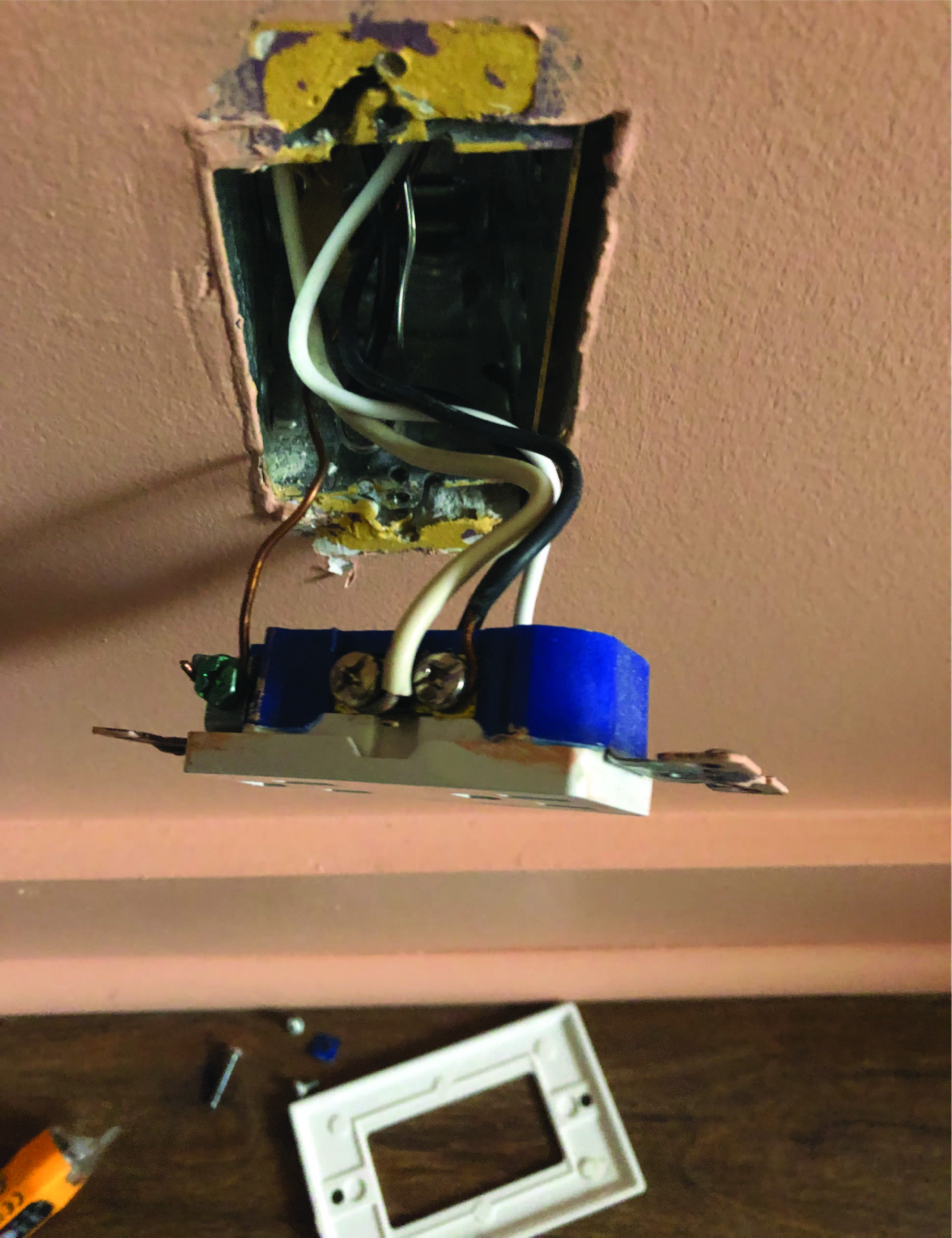 troubleshooting outlets and lighting and heating